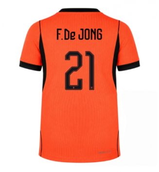 Nederland Frenkie de Jong #21 Thuis tenue WK 2026 Voetbalshirt Korte Mouw