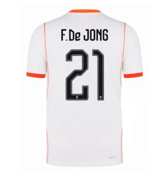 Nederland Frenkie de Jong #21 Uit tenue WK 2026 Voetbalshirt Korte Mouw