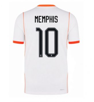 Nederland Memphis Depay #10 Uit tenue WK 2026 Voetbalshirt Korte Mouw