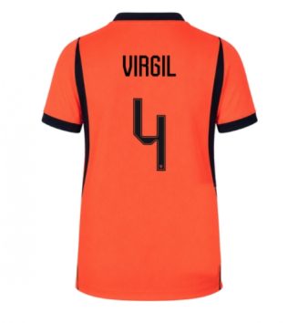 Nederland Virgil van Dijk #4 Thuis tenue WK 2026 Voetbalshirt Korte Mouw