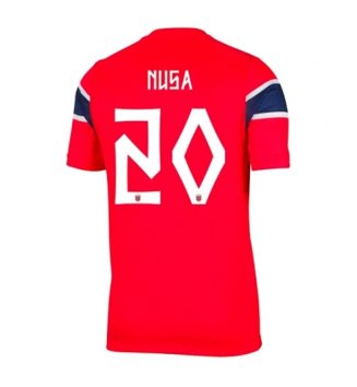 Noorwegen Antonio Nusa #20 Thuis tenue WK 2026 Voetbalshirt Korte Mouw Noorwegen Antonio Nusa #20 Thuis tenue WK 2026 Voetbalshirt Korte Mouw
