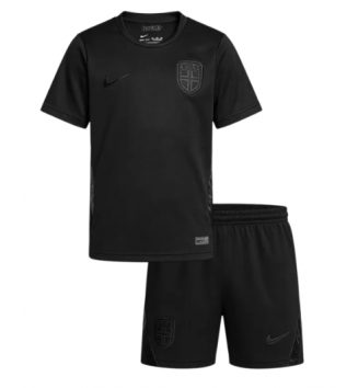 Noorwegen Uit tenue Kids WK 2026 Voetbalshirt Korte Mouw + Shorts