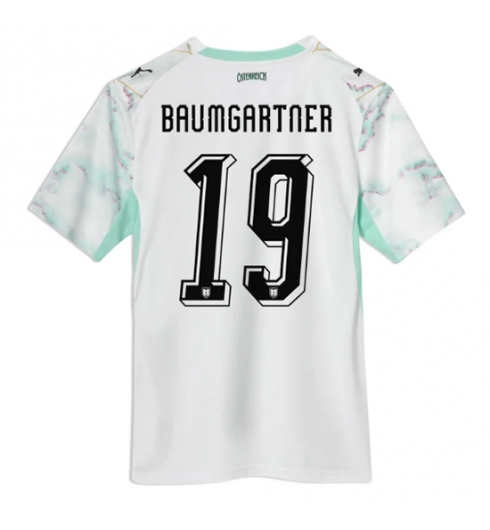 Oostenrijk Christoph Baumgartner #19 Uit tenue WK 2026 Voetbalshirt Korte Mouw Oostenrijk Christoph Baumgartner #19 Uit tenue WK 2026 Voetbalshirt Korte Mouw