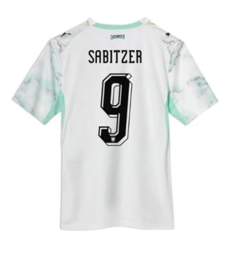 Oostenrijk Marcel Sabitzer #9 Uit tenue WK 2026 Voetbalshirt Korte Mouw Oostenrijk Marcel Sabitzer #9 Uit tenue WK 2026 Voetbalshirt Korte Mouw