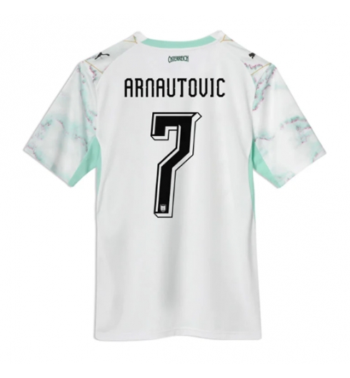 Oostenrijk Marko Arnautovic #7 Uit tenue WK 2026 Voetbalshirt Korte Mouw Oostenrijk Marko Arnautovic #7 Uit tenue WK 2026 Voetbalshirt Korte Mouw