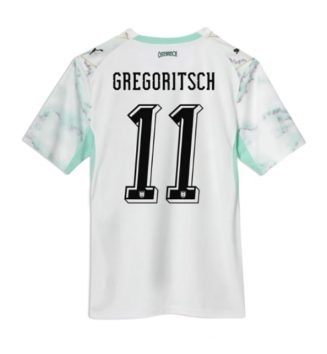 Oostenrijk Michael Gregoritsch #11 Uit tenue WK 2026 Voetbalshirt Korte Mouw Oostenrijk Michael Gregoritsch #11 Uit tenue WK 2026 Voetbalshirt Korte Mouw
