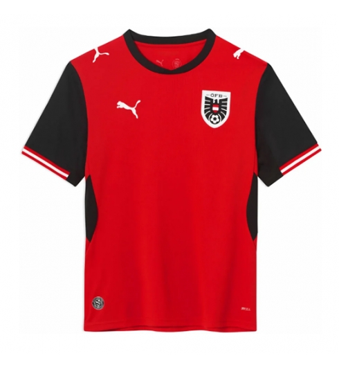 Oostenrijk Thuis tenue WK 2026 Voetbalshirt Korte Mouw Oostenrijk Thuis tenue WK 2026 Voetbalshirt Korte Mouw