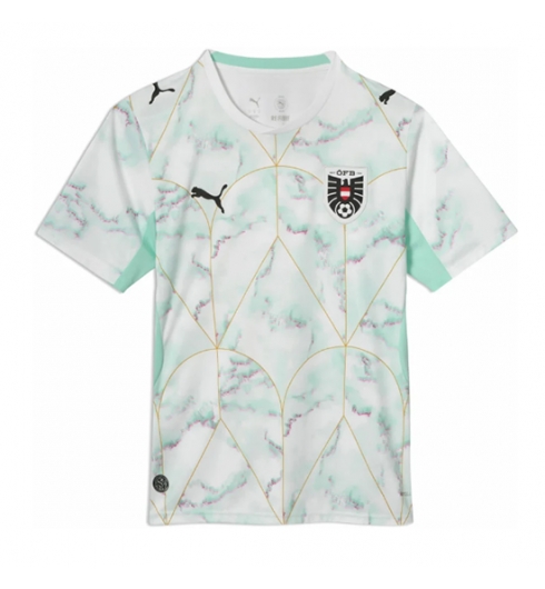 Oostenrijk Uit tenue WK 2026 Voetbalshirt Korte Mouw Oostenrijk Uit tenue WK 2026 Voetbalshirt Korte Mouw