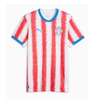 Paraguay Thuis tenue WK 2026 Voetbalshirt Korte Mouw Paraguay Thuis tenue WK 2026 Voetbalshirt Korte Mouw