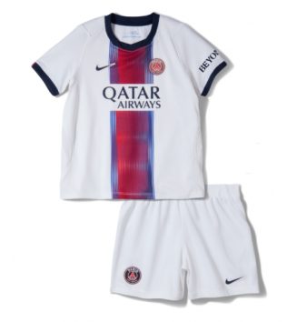 Paris Saint-Germain Uit tenue Kids 2026-27 Voetbalshirt Korte Mouw + Shorts Paris Saint-Germain Uit tenue Kids 2026-27 Voetbalshirt Korte Mouw + Shorts