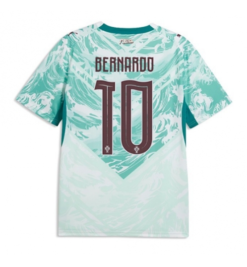 Portugal Bernardo Silva #10 Uit tenue WK 2026 Voetbalshirt Korte Mouw Portugal Bernardo Silva #10 Uit tenue WK 2026 Voetbalshirt Korte Mouw