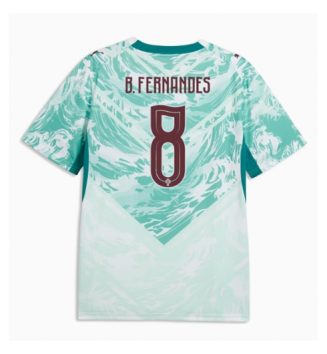 Portugal Bruno Fernandes #8 Uit tenue WK 2026 Voetbalshirt Korte Mouw