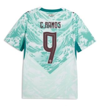 Portugal Goncalo Ramos #9 Uit tenue WK 2026 Voetbalshirt Korte Mouw Portugal Goncalo Ramos #9 Uit tenue WK 2026 Voetbalshirt Korte Mouw