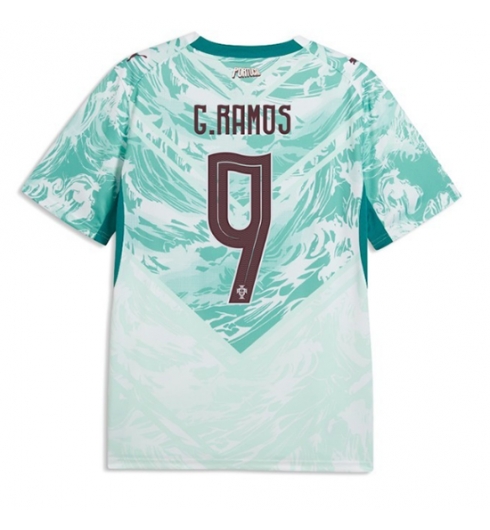 Portugal Goncalo Ramos #9 Uit tenue WK 2026 Voetbalshirt Korte Mouw Portugal Goncalo Ramos #9 Uit tenue WK 2026 Voetbalshirt Korte Mouw