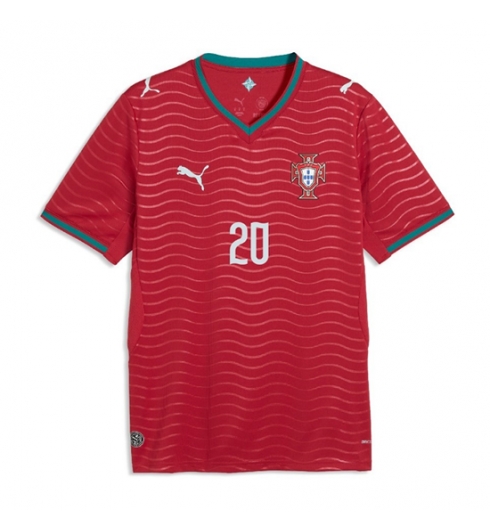 Portugal Joao Cancelo #20 Thuis tenue WK 2026 Voetbalshirt Korte Mouw 2 Portugal Joao Cancelo #20 Thuis tenue WK 2026 Voetbalshirt Korte Mouw 2