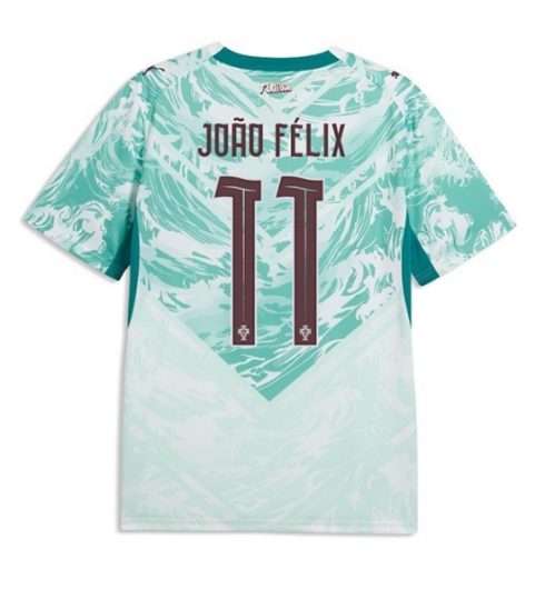 Portugal Joao Felix #11 Uit tenue WK 2026 Voetbalshirt Korte Mouw Portugal Joao Felix #11 Uit tenue WK 2026 Voetbalshirt Korte Mouw