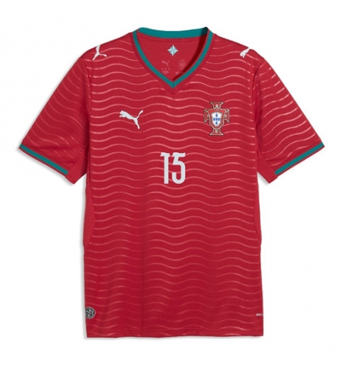 Portugal Joao Neves #15 Thuis tenue WK 2026 Voetbalshirt Korte Mouw 2 Portugal Joao Neves #15 Thuis tenue WK 2026 Voetbalshirt Korte Mouw 2