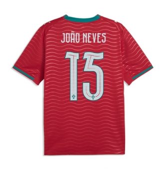 Portugal Joao Neves #15 Thuis tenue WK 2026 Voetbalshirt Korte Mouw Portugal Joao Neves #15 Thuis tenue WK 2026 Voetbalshirt Korte Mouw