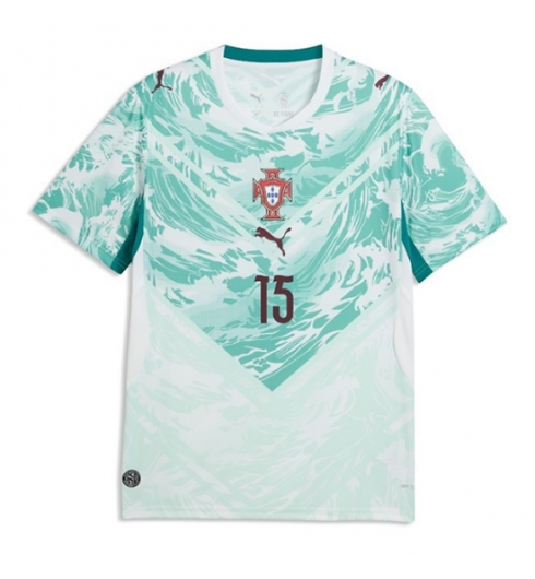 Portugal Joao Neves #15 Uit tenue WK 2026 Voetbalshirt Korte Mouw 2 Portugal Joao Neves #15 Uit tenue WK 2026 Voetbalshirt Korte Mouw 2