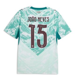 Portugal Joao Neves #15 Uit tenue WK 2026 Voetbalshirt Korte Mouw Portugal Joao Neves #15 Uit tenue WK 2026 Voetbalshirt Korte Mouw