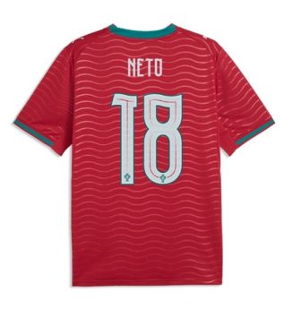 Portugal Pedro Neto #18 Thuis tenue WK 2026 Voetbalshirt Korte Mouw Portugal Pedro Neto #18 Thuis tenue WK 2026 Voetbalshirt Korte Mouw