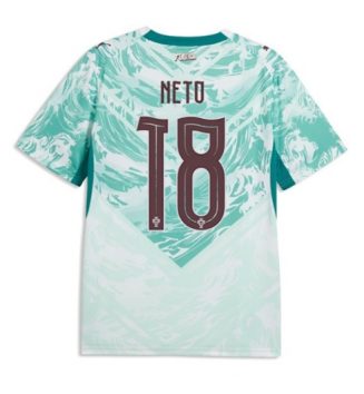 Portugal Pedro Neto #18 Uit tenue WK 2026 Voetbalshirt Korte Mouw Portugal Pedro Neto #18 Uit tenue WK 2026 Voetbalshirt Korte Mouw