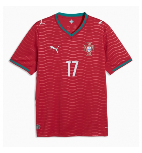 Portugal Rafael Leao #17 Thuis tenue WK 2026 Voetbalshirt Korte Mouw 2 Portugal Rafael Leao #17 Thuis tenue WK 2026 Voetbalshirt Korte Mouw 2