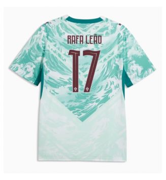 Portugal Rafael Leao #17 Uit tenue WK 2026 Voetbalshirt Korte Mouw Portugal Rafael Leao #17 Uit tenue WK 2026 Voetbalshirt Korte Mouw