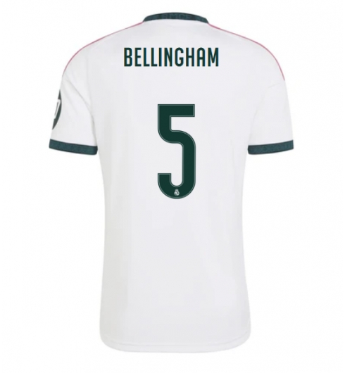 Real Madrid Jude Bellingham #5 Thuis tenue 2026-27 Voetbalshirt Korte Mouw Real Madrid Jude Bellingham #5 Thuis tenue 2026-27 Voetbalshirt Korte Mouw