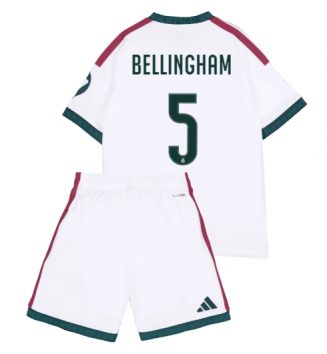 Real Madrid Jude Bellingham #5 Thuis tenue Kids 2026-27 Voetbalshirt Korte Mouw + Shorts