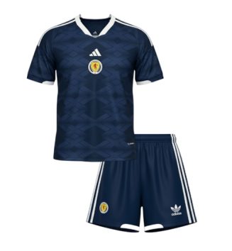 Schotland Thuis tenue Kids WK 2026 Voetbalshirt Korte Mouw + Shorts