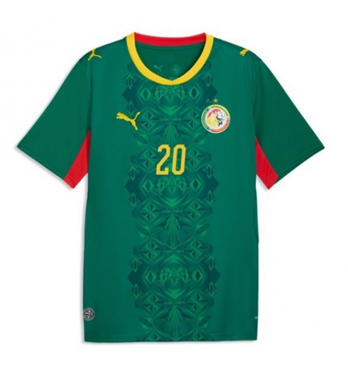 Senegal Habib Diallo #20 Uit tenue WK 2026 Voetbalshirt Korte Mouw 2 Senegal Habib Diallo #20 Uit tenue WK 2026 Voetbalshirt Korte Mouw 2