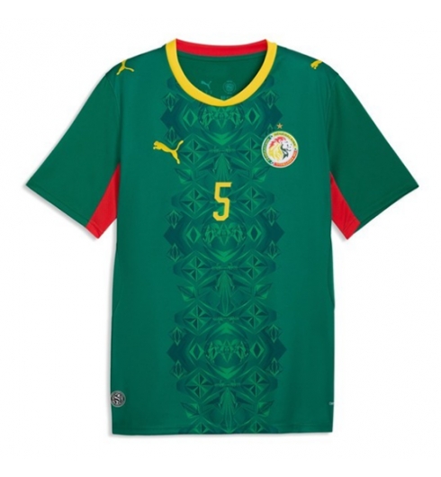 Senegal Idrissa Gueye #5 Uit tenue WK 2026 Voetbalshirt Korte Mouw 2 Senegal Idrissa Gueye #5 Uit tenue WK 2026 Voetbalshirt Korte Mouw 2