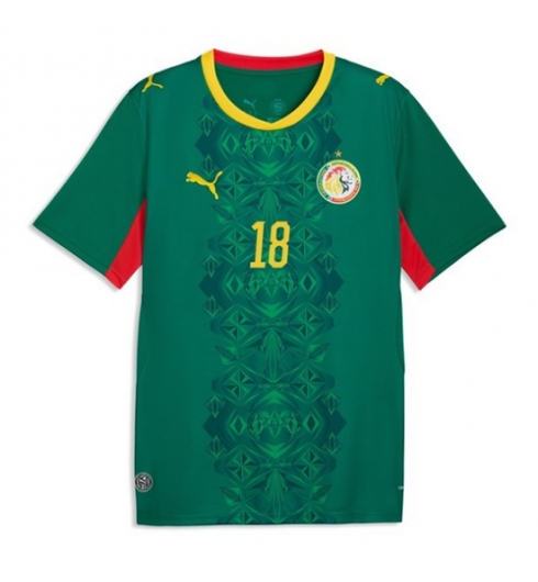 Senegal Ismaila Sarr #18 Uit tenue WK 2026 Voetbalshirt Korte Mouw 2 Senegal Ismaila Sarr #18 Uit tenue WK 2026 Voetbalshirt Korte Mouw 2