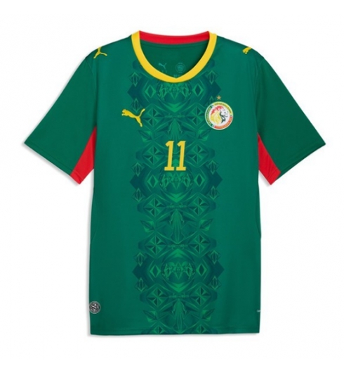Senegal Nicolas Jackson #11 Uit tenue WK 2026 Voetbalshirt Korte Mouw 2 Senegal Nicolas Jackson #11 Uit tenue WK 2026 Voetbalshirt Korte Mouw 2