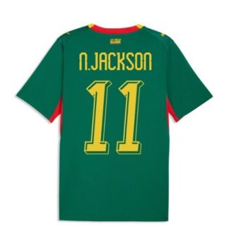 Senegal Nicolas Jackson #11 Uit tenue WK 2026 Voetbalshirt Korte Mouw Senegal Nicolas Jackson #11 Uit tenue WK 2026 Voetbalshirt Korte Mouw