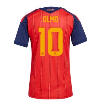 Spanje Dani Olmo #10 Thuis tenue Dames WK 2026 Voetbalshirt Korte Mouw