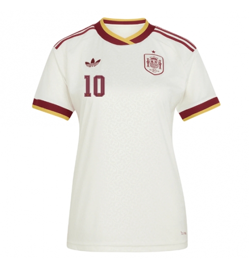 Spanje Dani Olmo #10 Uit tenue Dames WK 2026 Voetbalshirt Korte Mouw 2 Spanje Dani Olmo #10 Uit tenue Dames WK 2026 Voetbalshirt Korte Mouw 2