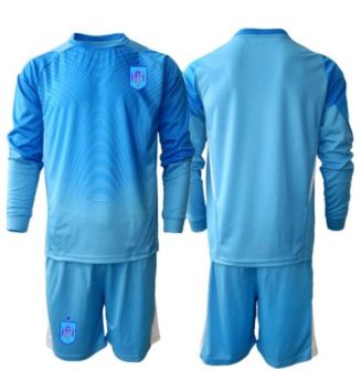Spanje Keeper Thuis tenue Kids WK 2026 Lange Mouwen (+ broek)