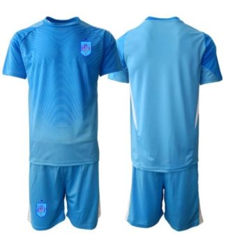 Spanje Keeper Thuis tenue Kids WK 2026 Voetbalshirt Korte Mouw + Shorts