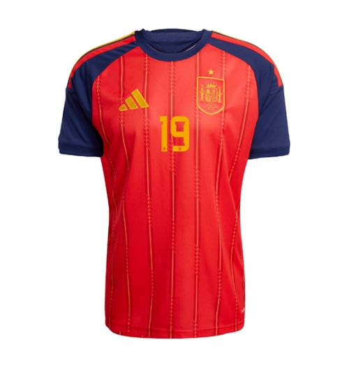 Spanje Lamine Yamal #19 Thuis tenue WK 2026 Voetbalshirt Korte Mouw 2 Spanje Lamine Yamal #19 Thuis tenue WK 2026 Voetbalshirt Korte Mouw 2