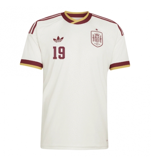 Spanje Lamine Yamal #19 Uit tenue WK 2026 Voetbalshirt Korte Mouw 2 Spanje Lamine Yamal #19 Uit tenue WK 2026 Voetbalshirt Korte Mouw 2