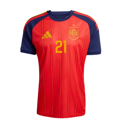 Spanje Mikel Oyarzabal #21 Thuis tenue WK 2026 Voetbalshirt Korte Mouw 2 Spanje Mikel Oyarzabal #21 Thuis tenue WK 2026 Voetbalshirt Korte Mouw 2
