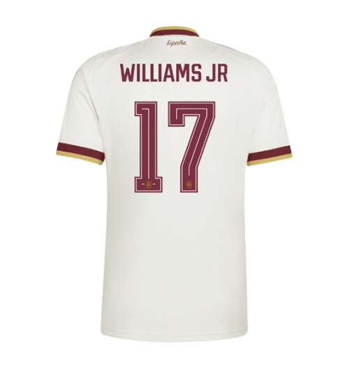 Spanje Nico Williams #17 Uit tenue WK 2026 Voetbalshirt Korte Mouw Spanje Nico Williams #17 Uit tenue WK 2026 Voetbalshirt Korte Mouw