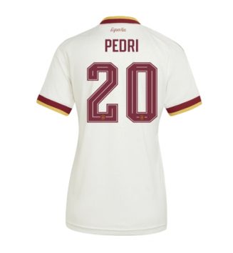 Spanje Pedri Gonzalez #20 Uit tenue Dames WK 2026 Voetbalshirt Korte Mouw