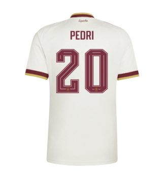 Spanje Pedri Gonzalez #20 Uit tenue WK 2026 Voetbalshirt Korte Mouw Spanje Pedri Gonzalez #20 Uit tenue WK 2026 Voetbalshirt Korte Mouw