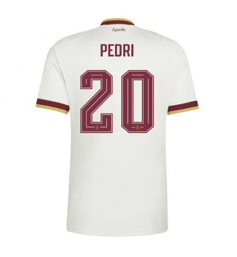 Spanje Pedri Gonzalez #20 Uit tenue WK 2026 Voetbalshirt Korte Mouw Spanje Pedri Gonzalez #20 Uit tenue WK 2026 Voetbalshirt Korte Mouw