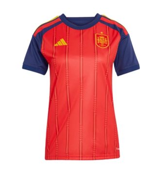 Spanje Thuis tenue Dames WK 2026 Voetbalshirt Korte Mouw Spanje Thuis tenue Dames WK 2026 Voetbalshirt Korte Mouw