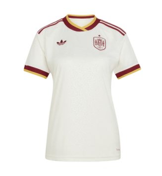 Spanje Uit tenue Dames WK 2026 Voetbalshirt Korte Mouw Spanje Uit tenue Dames WK 2026 Voetbalshirt Korte Mouw