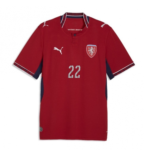 Tsjechië Tomas Soucek #22 Thuis tenue WK 2026 Voetbalshirt Korte Mouw 2 Tsjechië Tomas Soucek #22 Thuis tenue WK 2026 Voetbalshirt Korte Mouw 2